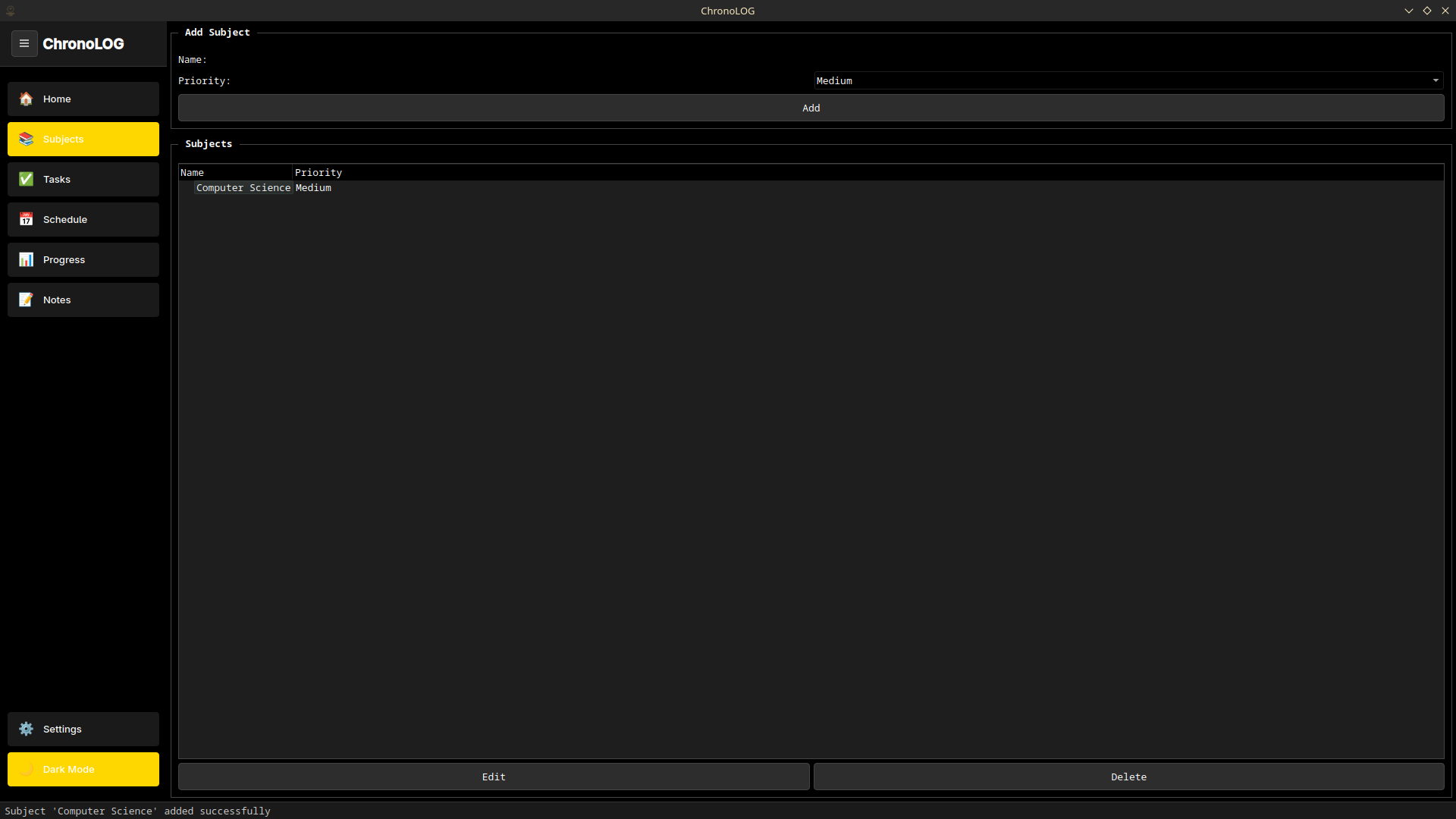ChronoLOG screenshot 3