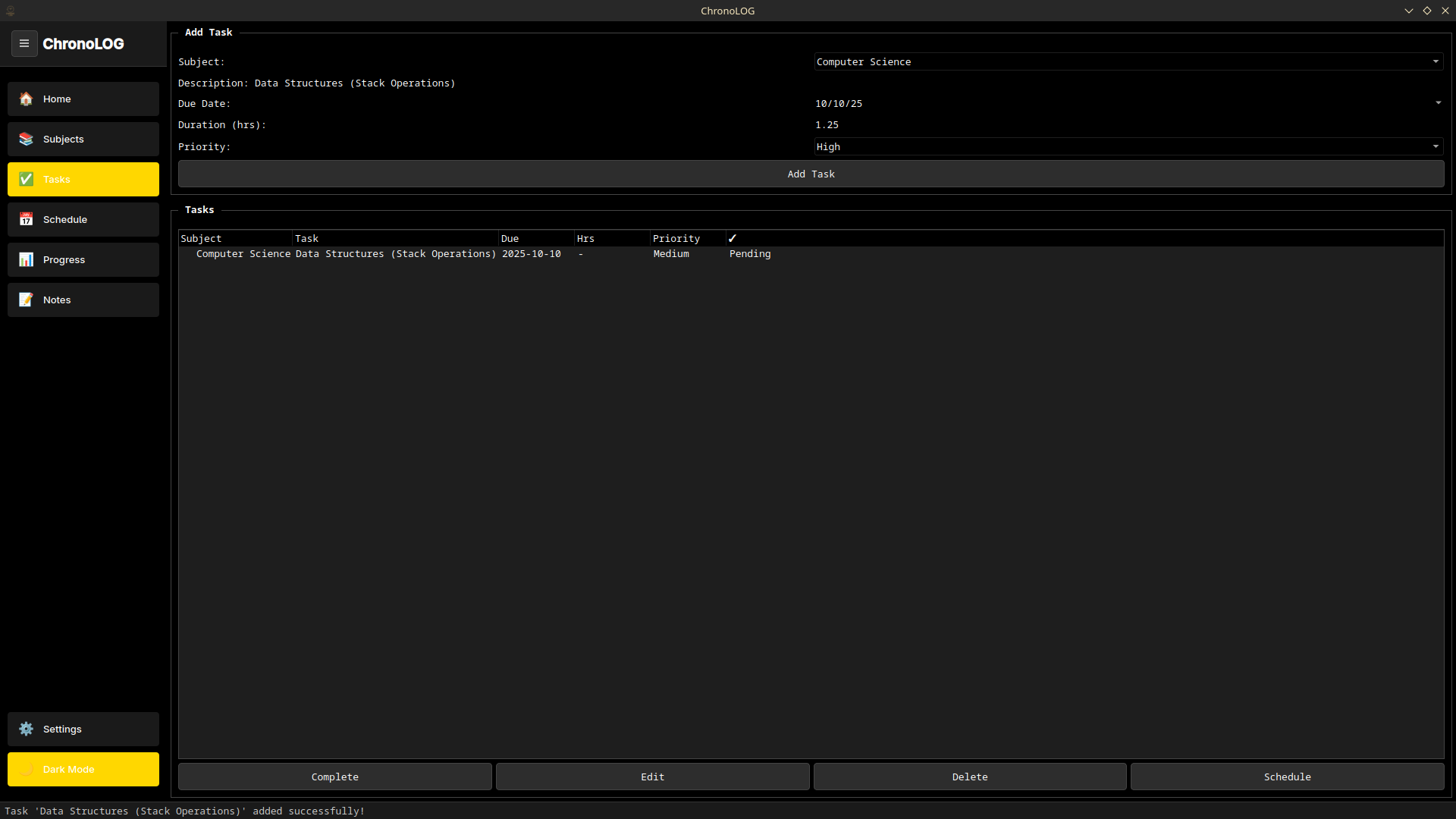 ChronoLOG screenshot 4